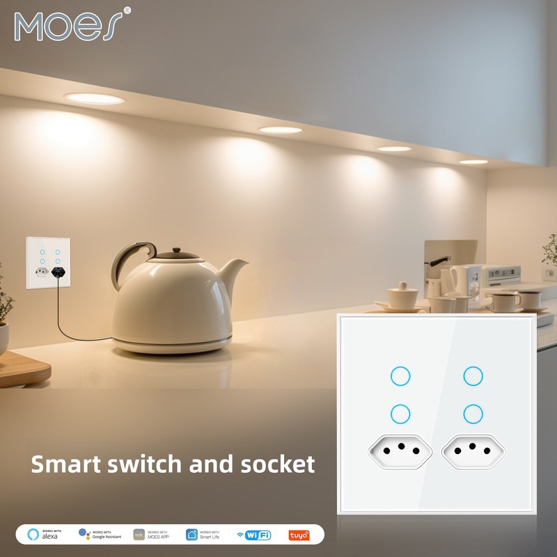 Tuya WiFi Smart Plug 4 Outlet  - Timer Dual Outlet ulasan dan harga
